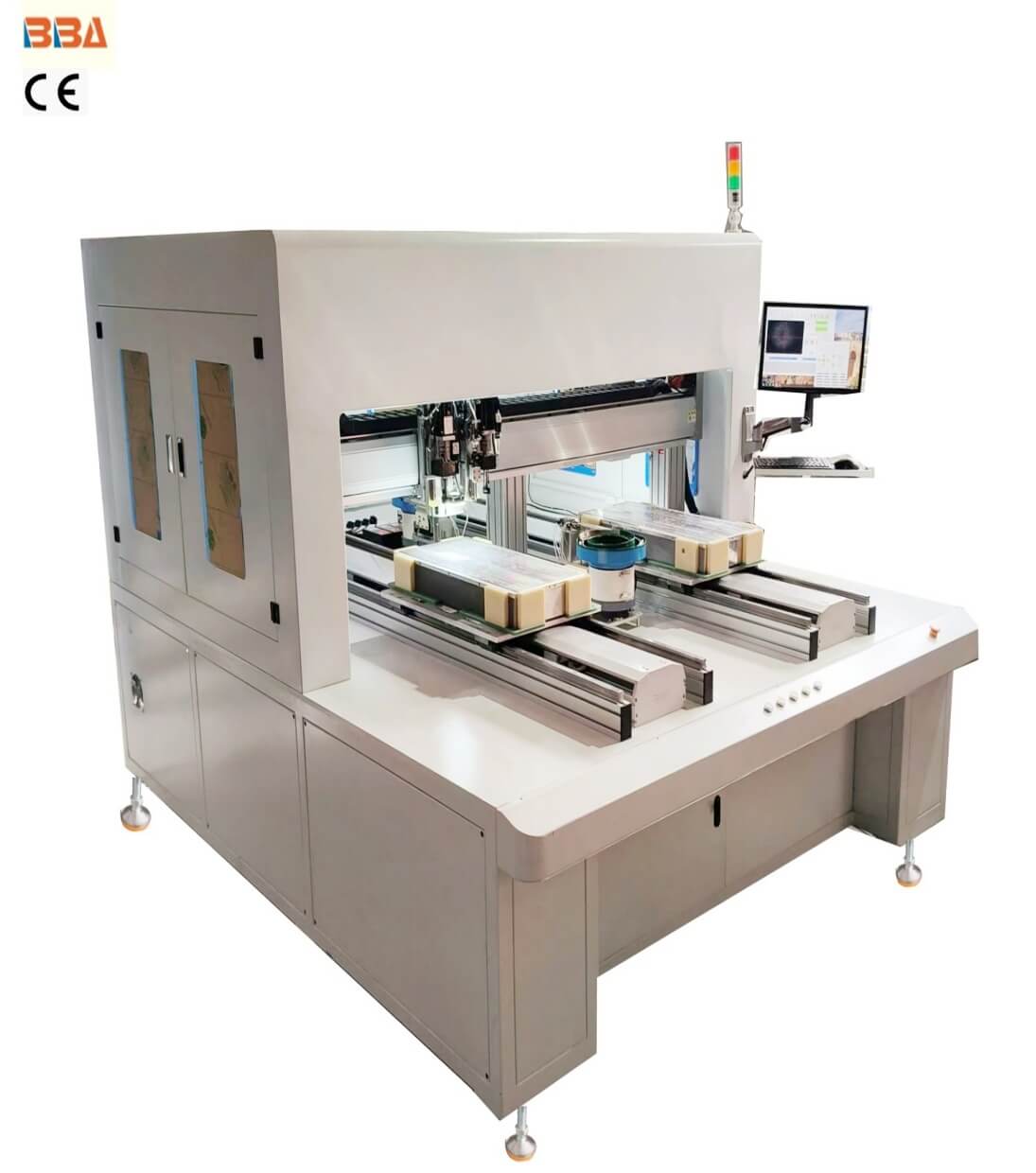 Automatic Threaded Insert Machine for high torque seating of large diameter inserts in heavy machinery components with robust spindle and feedback control