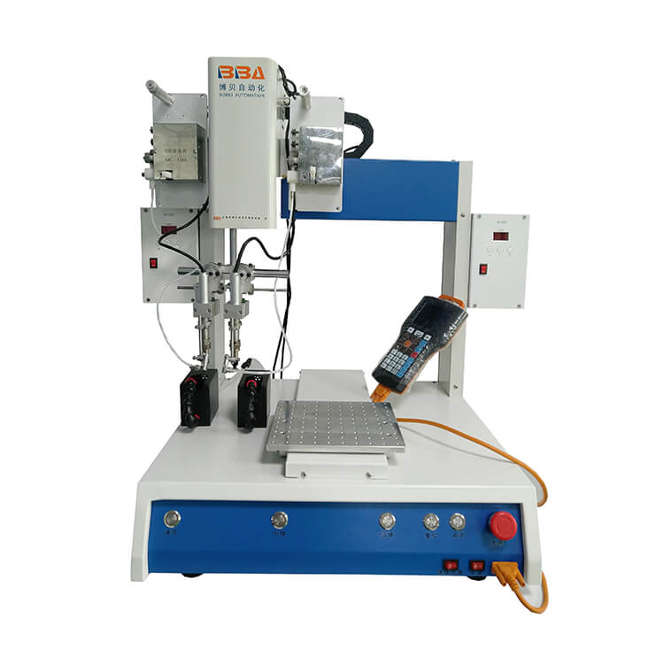 Automated PCB soldering machine equipped with wire feeding technology for stable solder application and high reliability in electronics assembly